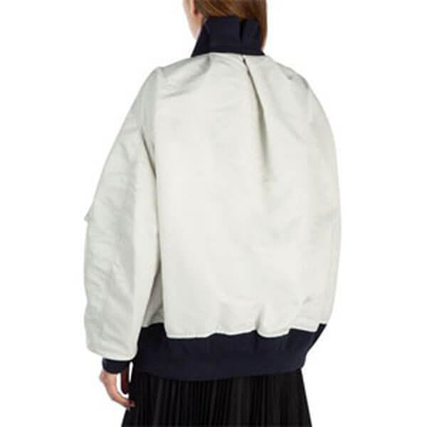 最新作サカイ グレーナイロンボンバージャケット コピー Sacai02