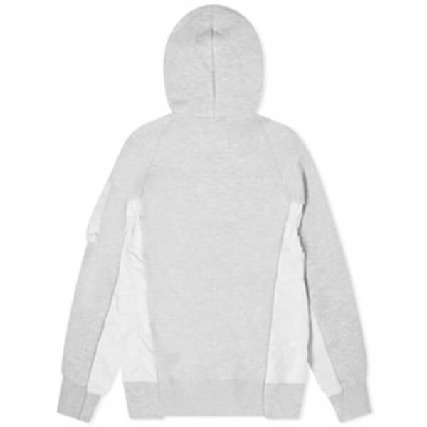 【Sacai】人気!オーバーサイズ グレー パーカー 偽物 SCM033381