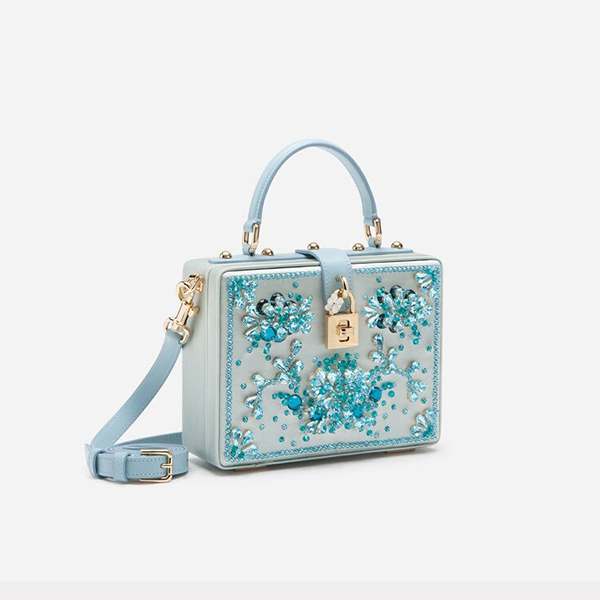 新作【ドルチェ&ガッバーナ】Dolce box バッグ サテン コピー BB5970AW1288H682