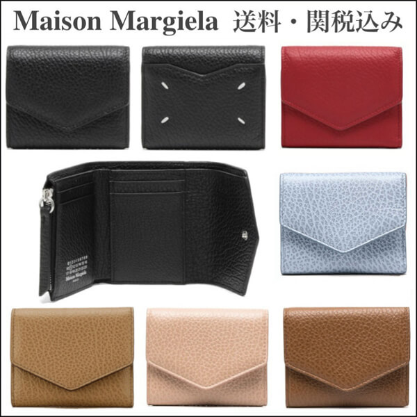 マルジェラ マネークリップ 偽物 エンベロープウォレット 三つ折りミニ財布 S56UI0136P0399T8013