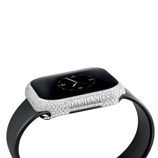 【AppleWatch4 カバー】ダミアーニ 偽物/Gomitolo ホワイト ダイヤ 44mm