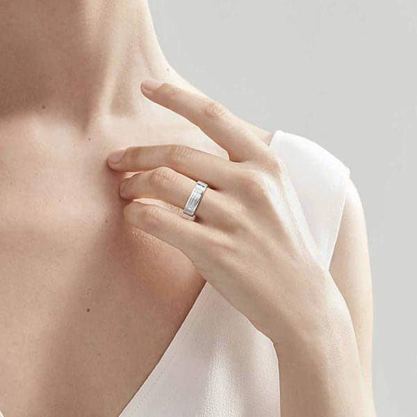ティファニー 偽物 ナローリング 新作！お揃いで Return to Tiffany シルバー tiffany5801