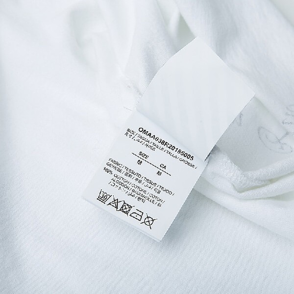 関税負担なし☆Off-White テープアローラウンド半袖Tシャツコピー OMAA038R201850050110