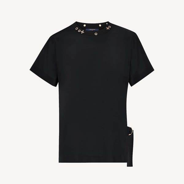 限定希少!ルイヴィトン サイドストラップTシャツコピー モノグラム フラワー1A4PF9