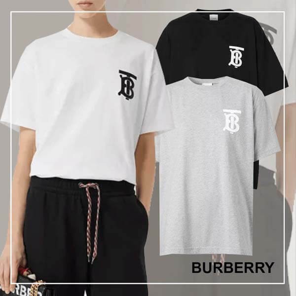 大人気!バーバリー☆モノグラムモチーフオーバーサイズTシャツ