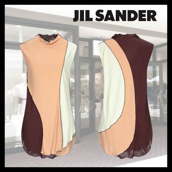 ジルサンダーTシャツ スーパーコピーマルチカラーノースリーブ