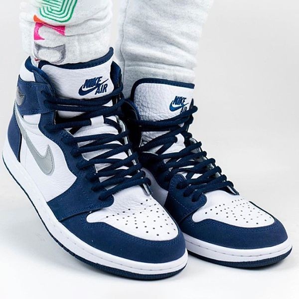 希少!ナイキ エアジョーダン1 RETRO HIGH OG GS MIDNIGHT NAVY CO.JP DC1788-100