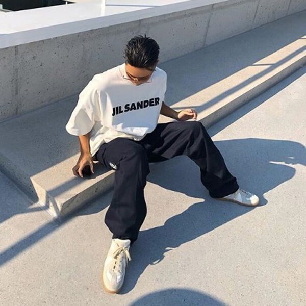 ジルサンダー tシャツ 偽物 ロゴプリント ロゴT コピー JSMS707045-MS248708