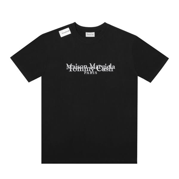 メゾンマルジェラ トミーキャッシュ ロゴ Tシャツ 偽物☆スーパーコピーN級品