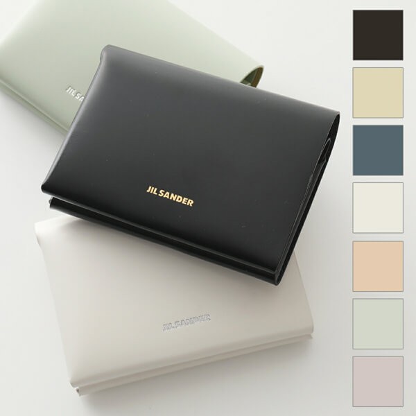 新作!ジルサンダー 二つ折り財布偽物 JSPS840162 TRI-FOLDED WALLET