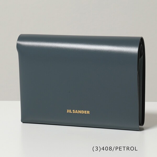 新作!ジルサンダー 二つ折り財布偽物 JSPS840162 TRI-FOLDED WALLET