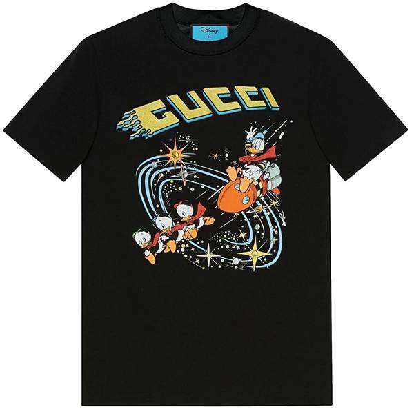 グッチ DISNEY(ディズニー)x グッチ ドナルドダック Tシャツ 偽物 644671XJDBD1043