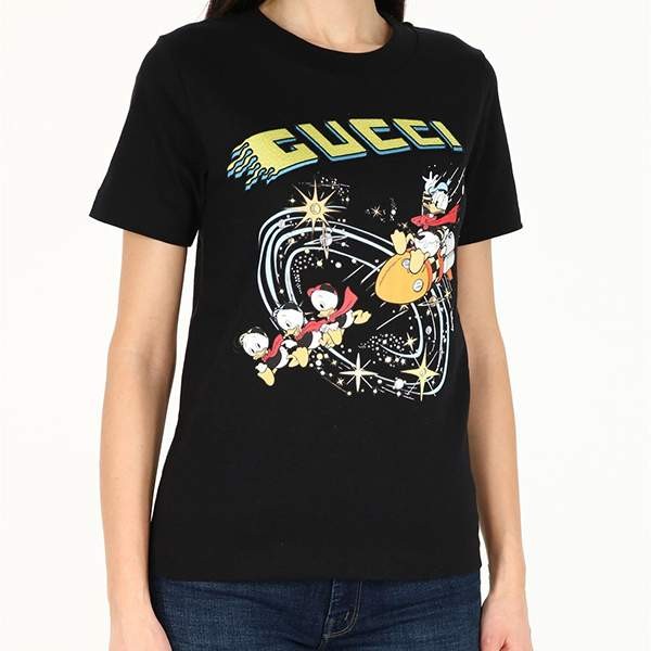 グッチ DISNEY(ディズニー)x グッチ ドナルドダック Tシャツ 偽物 644671XJDBD1043