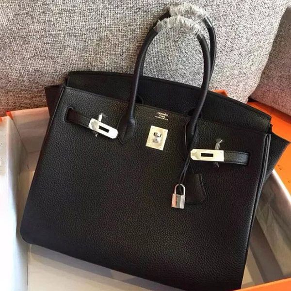 ♪即発エルメス Birkin25 偽物 ブラック SV金具 Y刻 トゴ バッグ 世界中で大人気