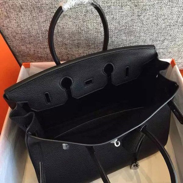 ♪即発エルメス Birkin25 偽物 ブラック SV金具 Y刻 トゴ バッグ 世界中で大人気