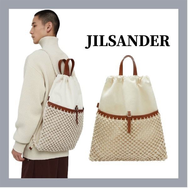 新作!★JILSANDER+ 偽物★巾着型バックパック★JPUU853026-MUB75040