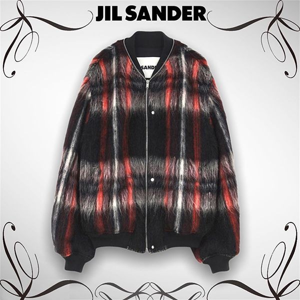 可愛いチェック!【JIL SANDER コピー】ボンバージャケット