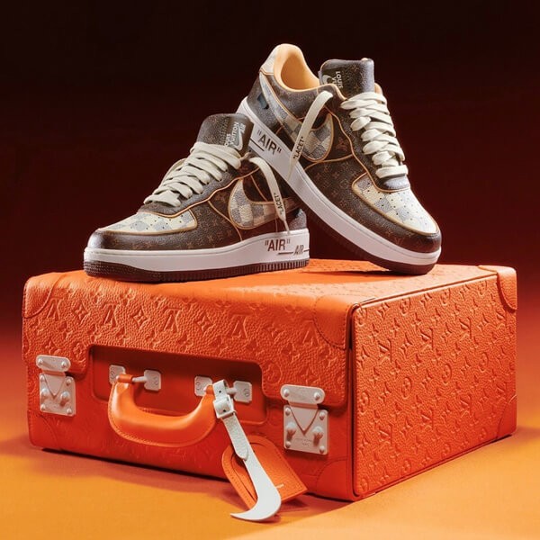超入手困難★ルイヴィトンナイキ Air Force 1 Low コラボスニーカー 世界が欲しがる伝説の1足