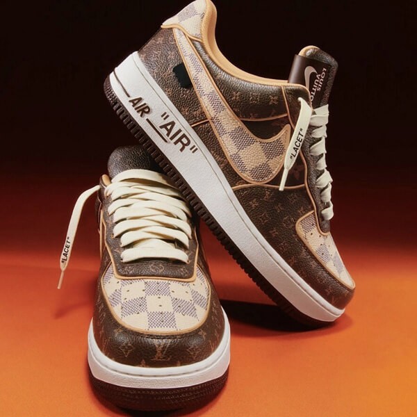 超入手困難★ルイヴィトンナイキ Air Force 1 Low コラボスニーカー 世界が欲しがる伝説の1足