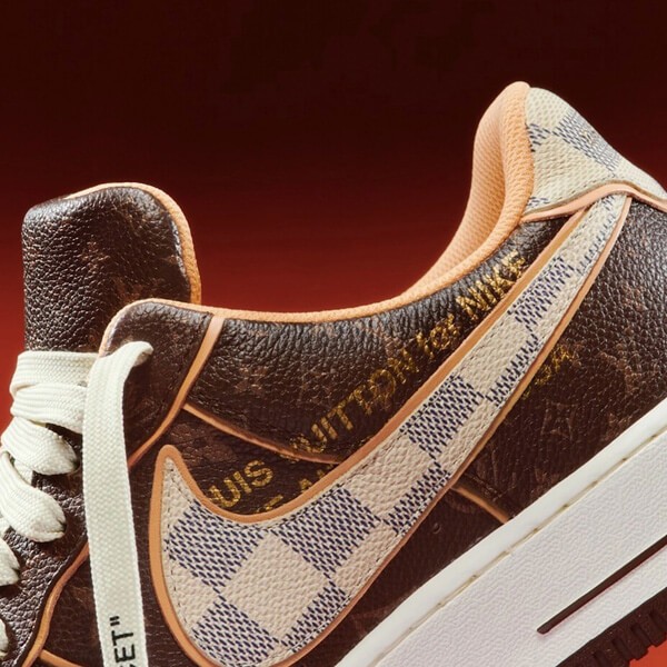 超入手困難★ルイヴィトンナイキ Air Force 1 Low コラボスニーカー 世界が欲しがる伝説の1足