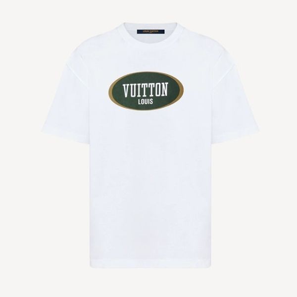 【最新!】ルイヴィトン オーバルヴィトンプリントロゴTシャツ コピー 1A9TAH