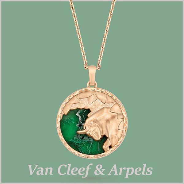 Van Cleef &Arpels ゾディアック Lネックレス コピー タウリ (牡牛座) VCARP9RA00