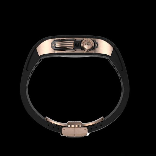 ゴールデンコンセプト スーパーコピー 偽物 Apple Watch Case - RSC - ONYX BLACK / RG