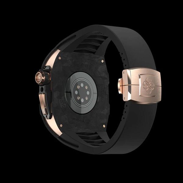 ゴールデンコンセプト スーパーコピー 偽物 Apple Watch Case - RSC - ONYX BLACK / RG