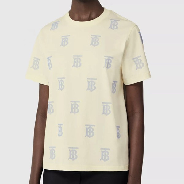 【バーバリー】TBモノグラムモチーフ コットンTシャツ コピー 2色80521191