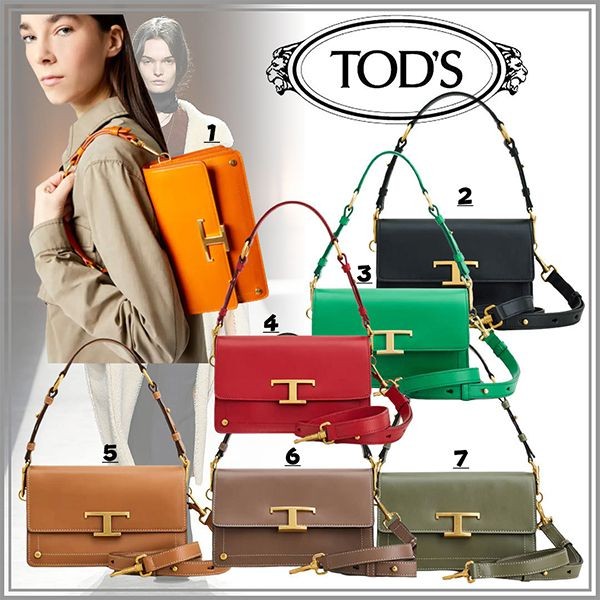 トッズ◆レザー ミニショルダーバッグ コピー 2WAY 7色 レトロ XBWTSIN0100ROR9998