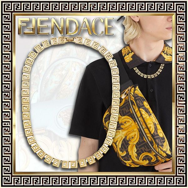 超入手困難【FENDACE】待望のコラボ!フェンディ×ヴェルサーチェ ネックレス 偽物 7AJ574B08F0CFK