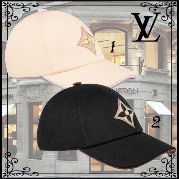 最新で絶対欲しい!ルイヴィトン キャップ 偽物 LV デー モノグラム 帽子 黒白 2色 M77808