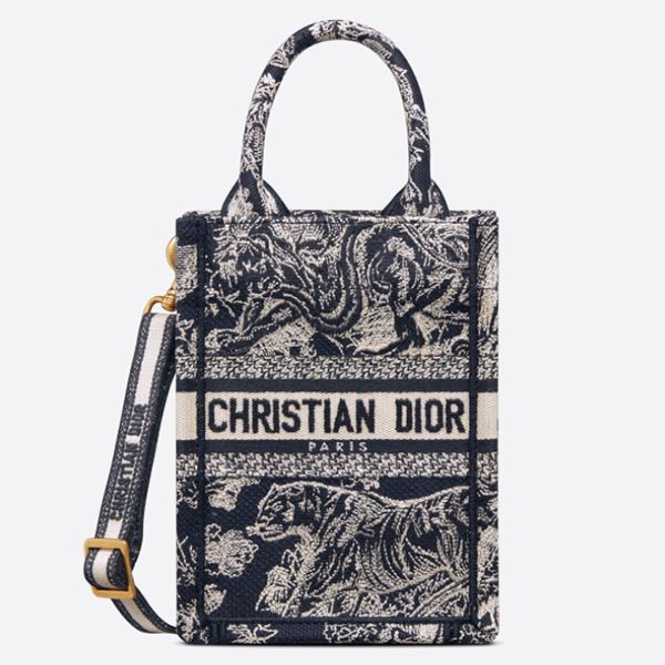 先取り!★ディオール BOOK TOTE ミニ フォンバッグ 偽物トワルドゥジュイ 即納 2色 S5555CRGO_M928