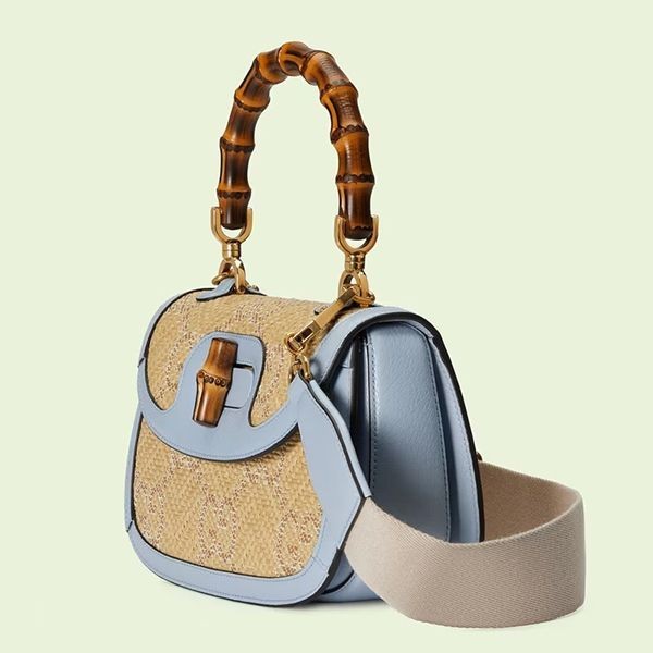 グッチ バンブー 1947 スモールバッグ ショルダーバッグ 偽物 675797UWBJT8722