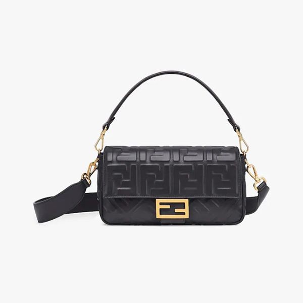 フェンディ バゲット レザー バッグ FFモチーフ ショルダーバッグ 偽物 2WAY 全色 8BR600A72VF15ZW