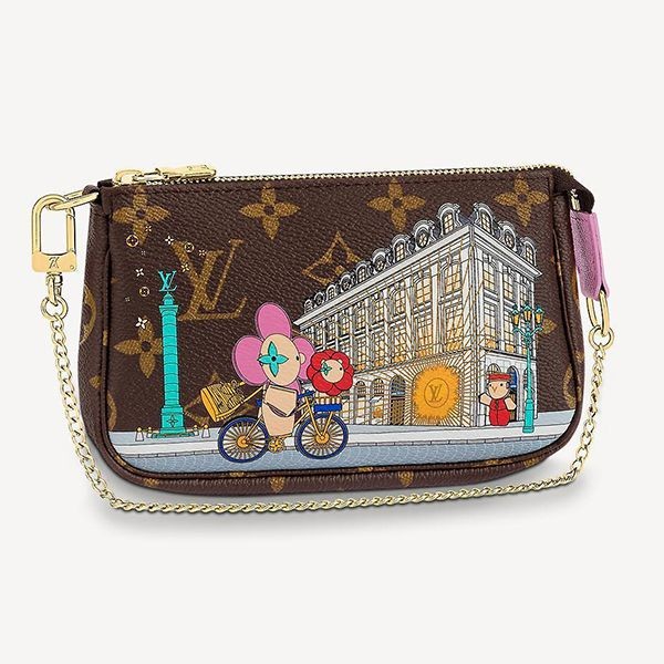 ルイヴィトン ミニ 財布 ポシェット アクセソワール 偽物 3色 M81633