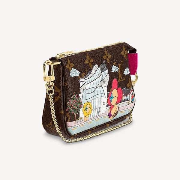 ルイヴィトン ミニ 財布 ポシェット アクセソワール 偽物 3色 M81633