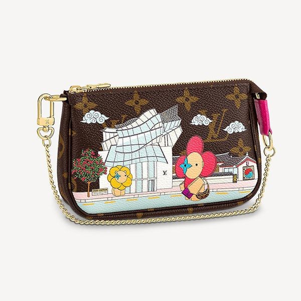 ルイヴィトン ミニ 財布 ポシェット アクセソワール 偽物 3色 M81633