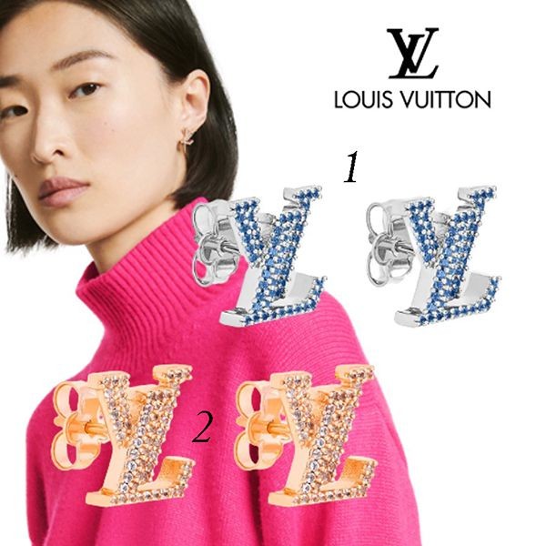 ルイヴィトン ピアス 偽物 ブックルドレイユ LVアイコニック 2色 M00986
