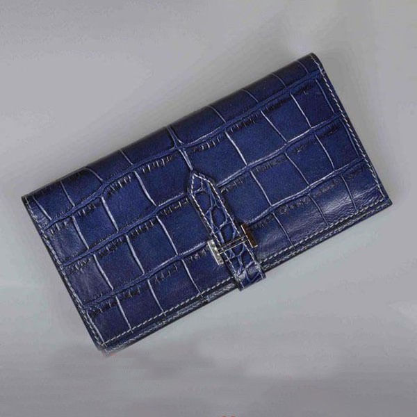 エルメススーパーコピーブランド クロコダイル二つ折り長財布 HER-099