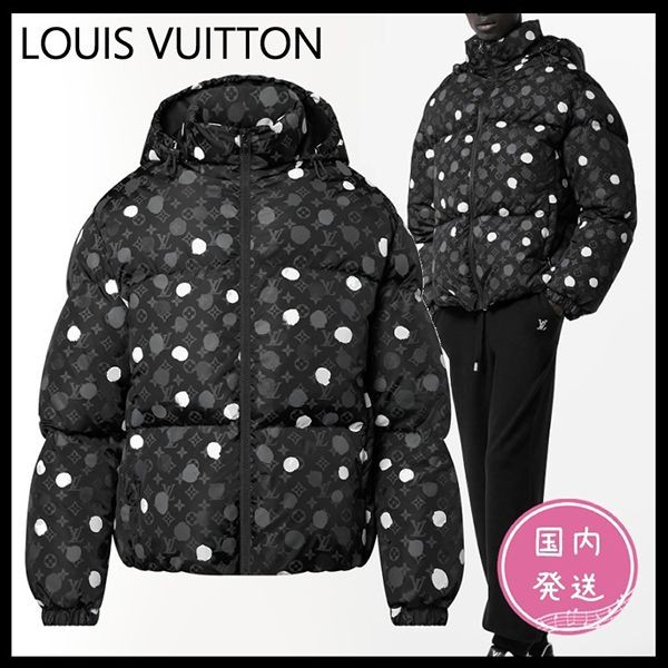 おすすめルイヴィトン LV × YK モノグラム ドット 偽物 ダウンブルゾン1AB8GM