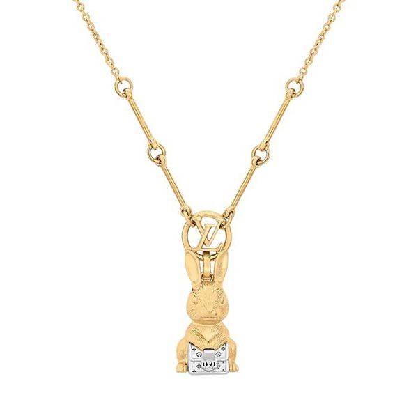 ルイヴィトン ネックレス 偽物 コリエ・LV バニー ゴールド M00928