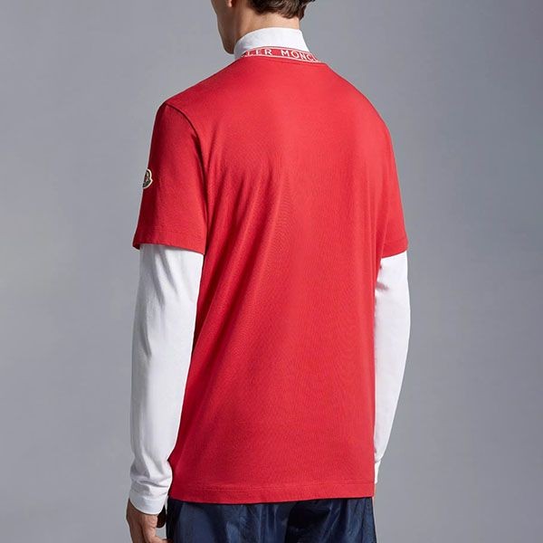 ギフト人気◆【セレブ愛用 】モンクレール ロゴ入り Tシャツ コットン 偽物 5色 8C00011829HP033
