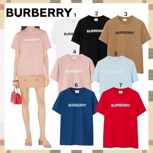 バーバリー スーパーコピー ロゴコットン Tシャツ 7色 80552511