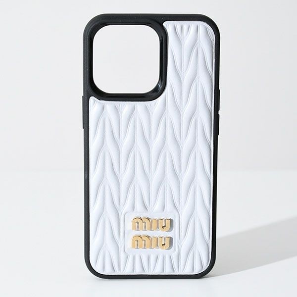 MIU MIU 全機種対応 スマホケース コピー マテラッセレザー 用カバー 3色 5ZH1492FPP