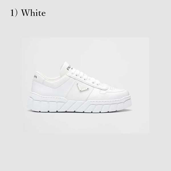 口コミで高評価！プラダ メンズレザースニーカー コピー Leather sneakers送料込