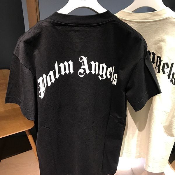 即発限定コラボ【モンクレール x Palm Angels 偽物】オーバーサイズ Tシャツ