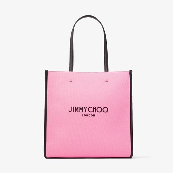 お早めに★ジミーチュウ N/S Tote M キャンバス トートバッグ 偽物 2色 NSTOTEMCZM