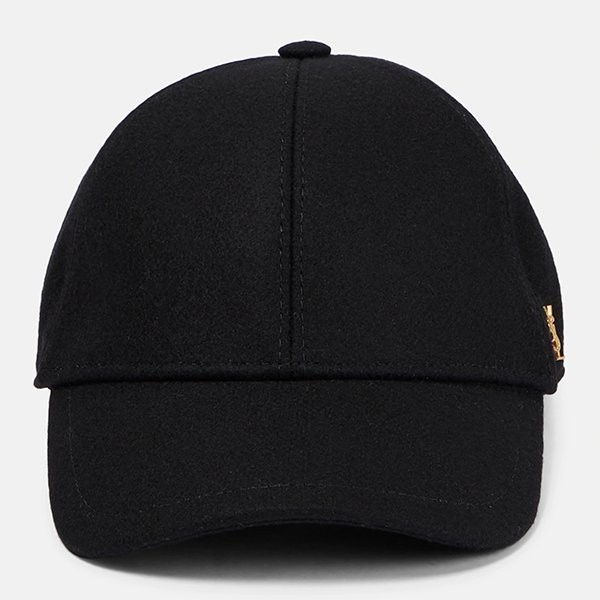 【サンローラン】YSL ベースボールキャップ 偽物(フェルト)