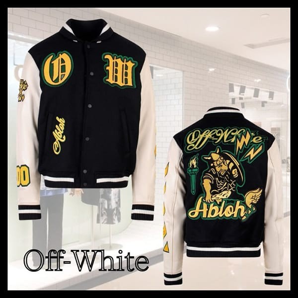 完売必至!★Off-White 偽物 ★グラフィック バシティ ジャケット